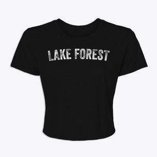 Lake Forest Illinois Timeless Retro Women's Crop Top