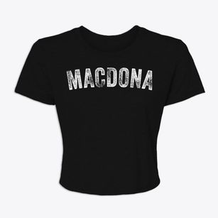Macdona Texas Timeless Retro Women's Crop Top