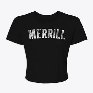 Merrill Maine Timeless Retro Women's Crop Top