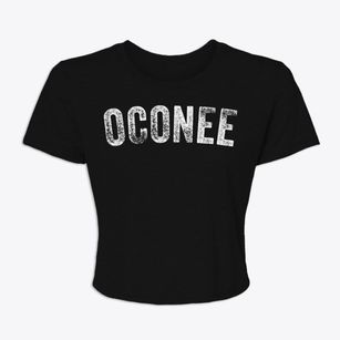 Oconee Illinois Timeless Retro Women's Crop Top