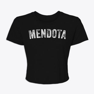 Mendota Illinois Timeless Retro Women's Crop Top