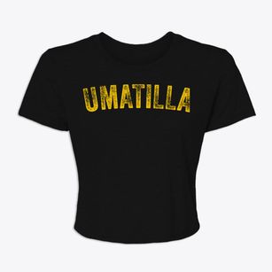 Umatilla Oregon Timeless Retro Women's Crop Top