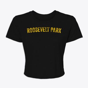 Roosevelt Park Michigan Timeless Retro Women's Crop Top