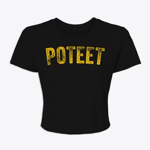 Poteet Texas Timeless Retro Women's Crop Top