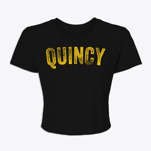 Quincy Illinois Timeless Retro Women's Crop Top