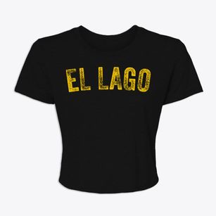 El Lago Texas Timeless Retro Women's Crop Top