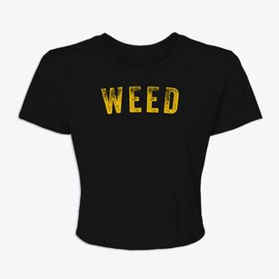 Weed California Timeless Retro Women's Crop Top