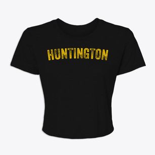 Huntington Massachusetts Timeless Retro Women's Crop Top