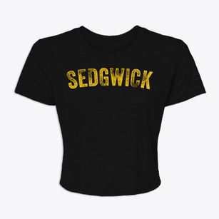 Sedgwick Kansas Timeless Retro Women's Crop Top