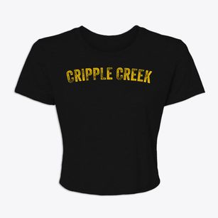 Cripple Creek Colorado Timeless Retro Women's Crop Top