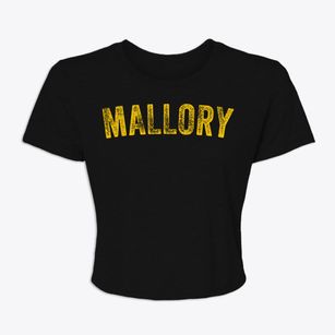 Mallory West Virginia Timeless Retro Women's Crop Top