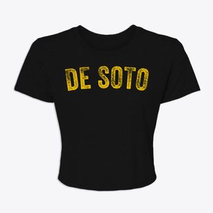 De Soto Iowa Timeless Retro Women's Crop Top