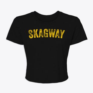 Skagway Alaska Timeless Retro Women's Crop Top