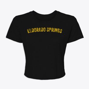Eldorado Springs Colorado Timeless Retro Women's Crop Top