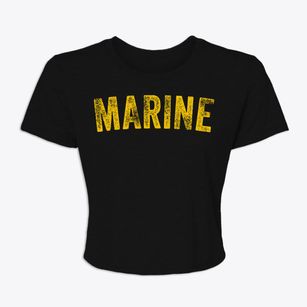 Marine Illinois Timeless Retro Women's Crop Top