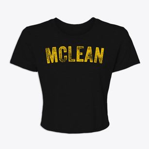 Mclean Texas Timeless Retro Women's Crop Top