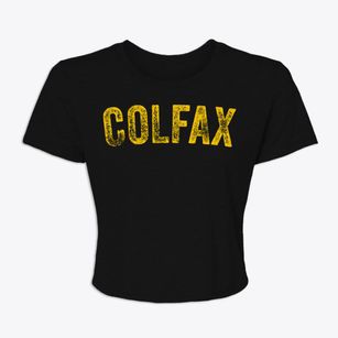 Colfax Indiana Timeless Retro Women's Crop Top
