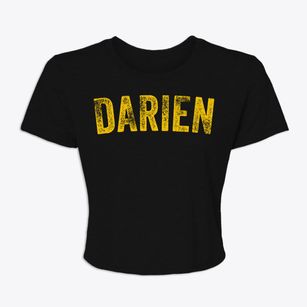 Darien Connecticut Timeless Retro Women's Crop Top