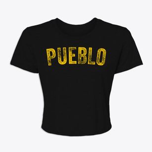 Pueblo Colorado Timeless Retro Women's Crop Top