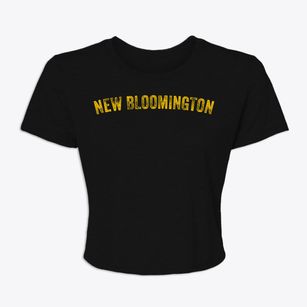 New Bloomington Ohio Timeless Retro Women's Crop Top