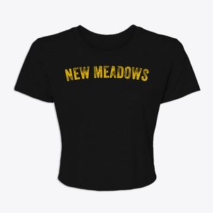 New Meadows Idaho Timeless Retro Women's Crop Top