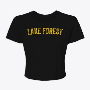 Lake Forest Illinois Timeless Retro Women's Crop Top