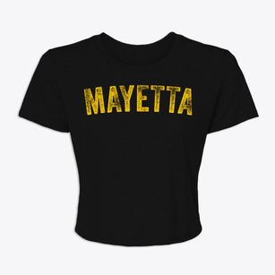 Mayetta Kansas Timeless Retro Women's Crop Top