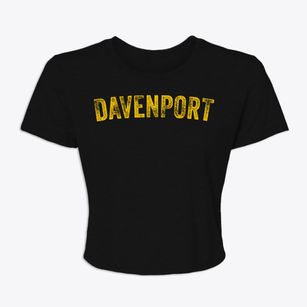 Davenport Iowa Timeless Retro Women's Crop Top