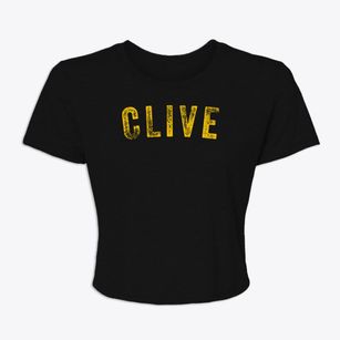Clive Iowa Timeless Retro Women's Crop Top