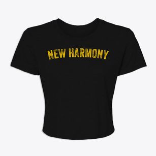 New Harmony Utah Timeless Retro Women's Crop Top