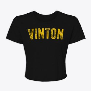 Vinton Ohio Timeless Retro Women's Crop Top