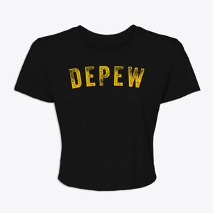 Depew New York Timeless Retro Women's Crop Top