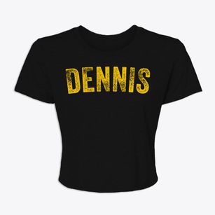 Dennis Massachusetts Timeless Retro Women's Crop Top