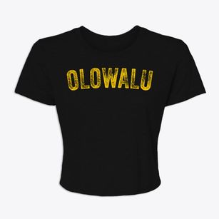Olowalu Hawaii Timeless Retro Women's Crop Top