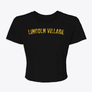 Lincoln Village Ohio Timeless Retro Women's Crop Top