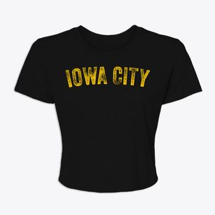 Iowa City Iowa Timeless Retro Women's Crop Top