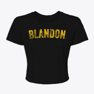 Blandon Pennsylvania Timeless Retro Women's Crop Top
