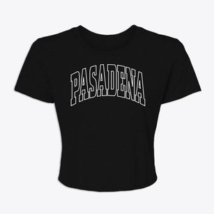 Pasadena Maryland Trendy Block Women's Crop Top