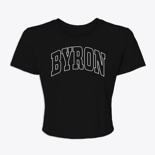 Byron Michigan Trendy Block Women's Crop Top