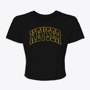 Keyser West Virginia Trendy Block Women's Crop Top