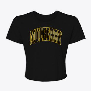 Mulberry Florida Trendy Block Women's Crop Top