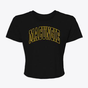 Macungie Pennsylvania Trendy Block Women's Crop Top