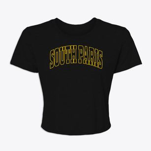 South Paris Maine Trendy Block Women's Crop Top