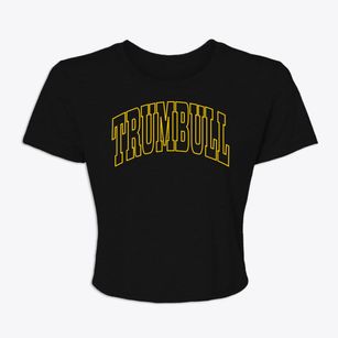 Trumbull Connecticut Trendy Block Women's Crop Top
