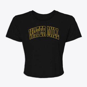 Water Mill New York Trendy Block Women's Crop Top