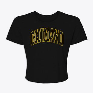 Chimayo New Mexico Trendy Block Women's Crop Top