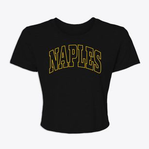 Naples Utah Trendy Block Women's Crop Top