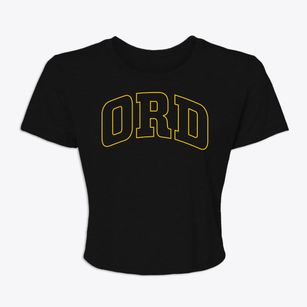 Ord Nebraska Trendy Block Women's Crop Top