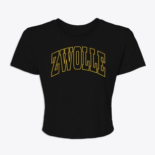 Zwolle Louisiana Trendy Block Women's Crop Top