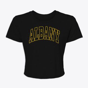 Albany Missouri Trendy Block Women's Crop Top